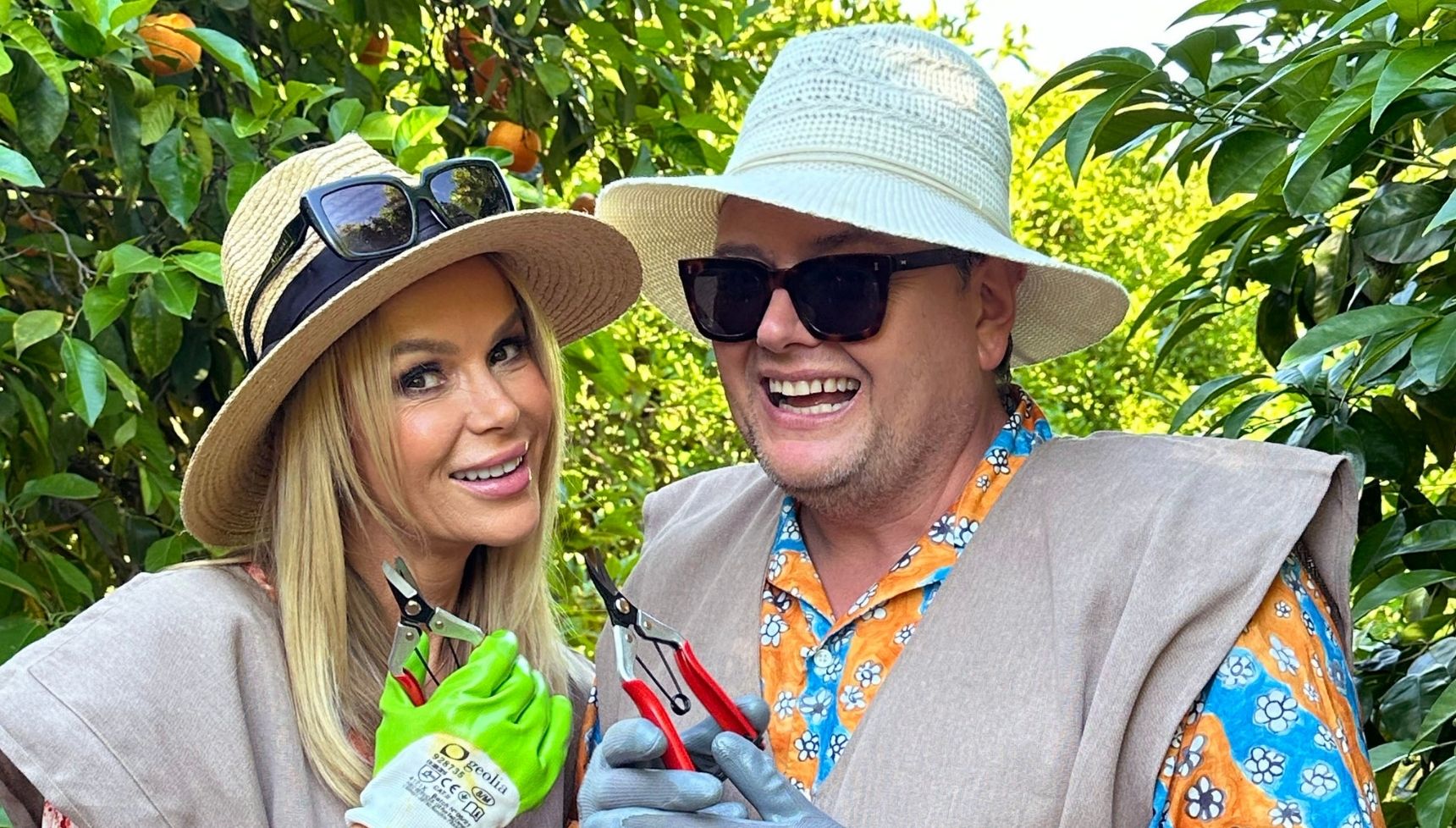 Alan Carr and amanda Holden