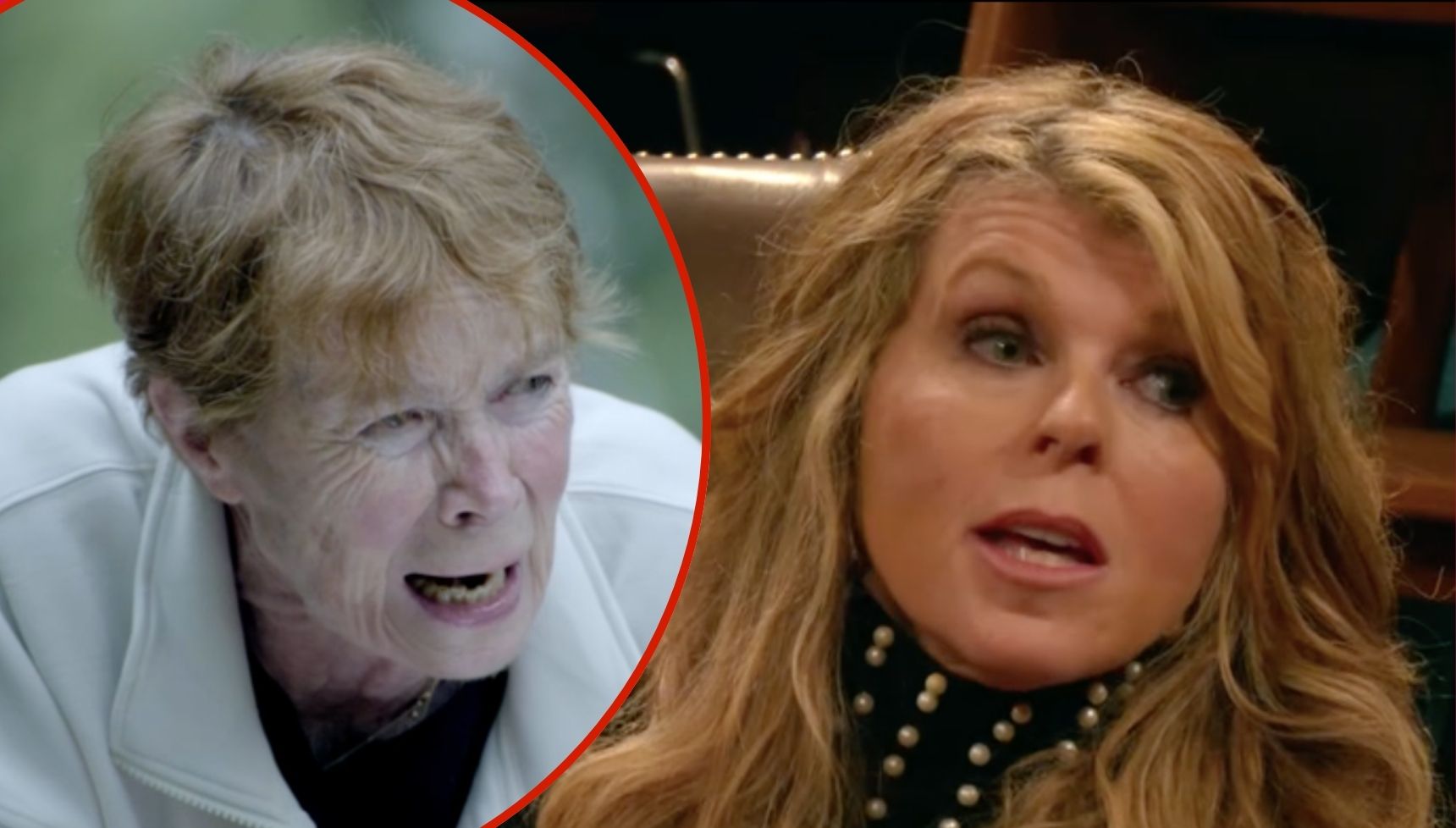 Celebrity Traitors star Kate Garraway ’scares fans to death’ as she impersonates co-star Celia Imrie