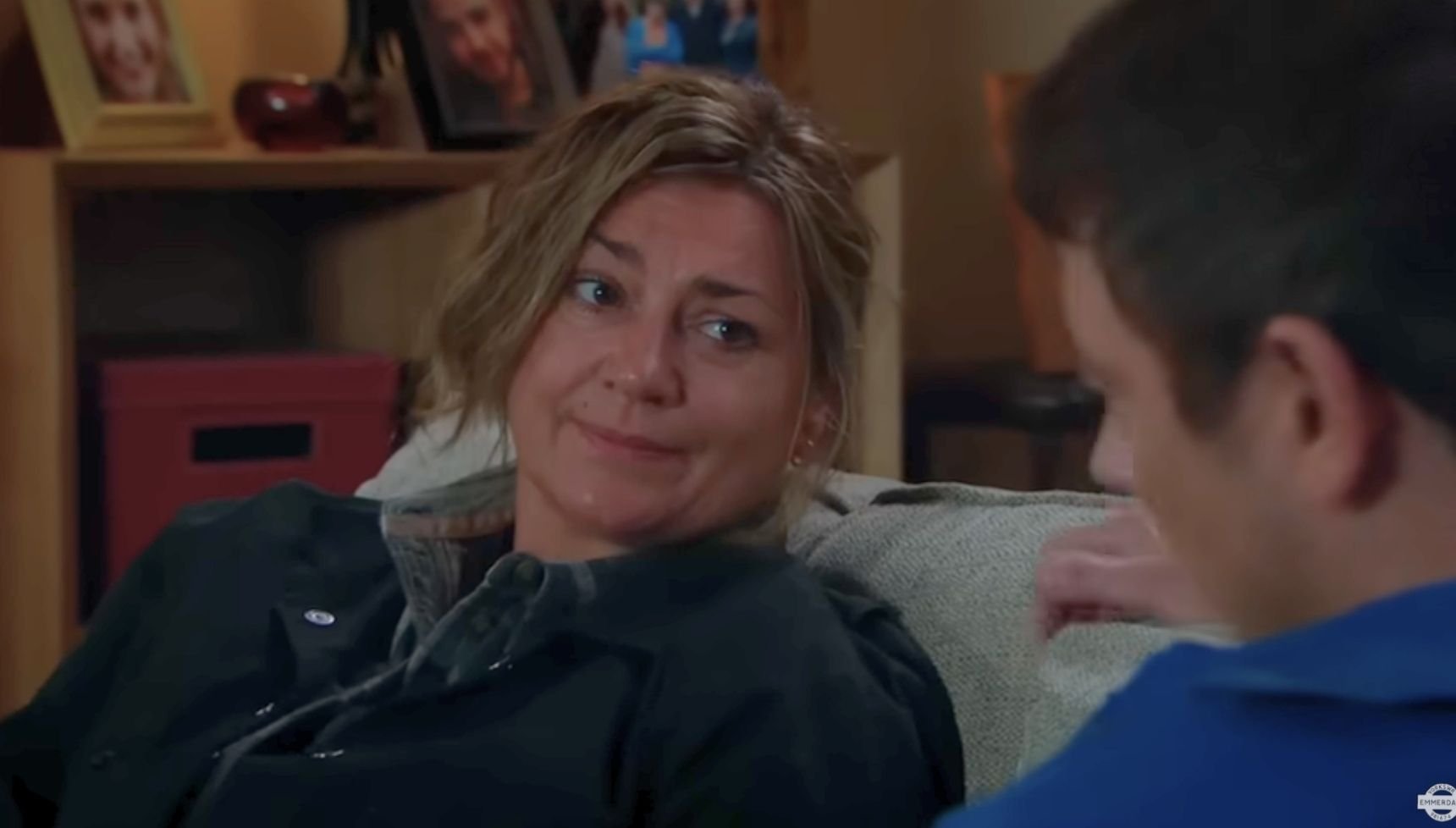 Moira has promised she's fine, but is she? (Credit: ITV)