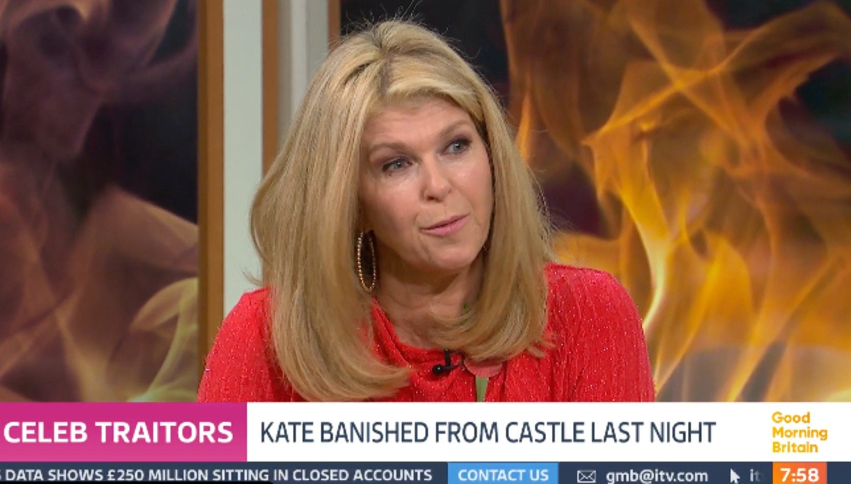 Kate Garraway being interviewed on Good Morning Britain