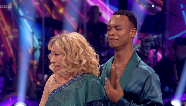Alex Kingston and Johannes on Strictly Come Dancing