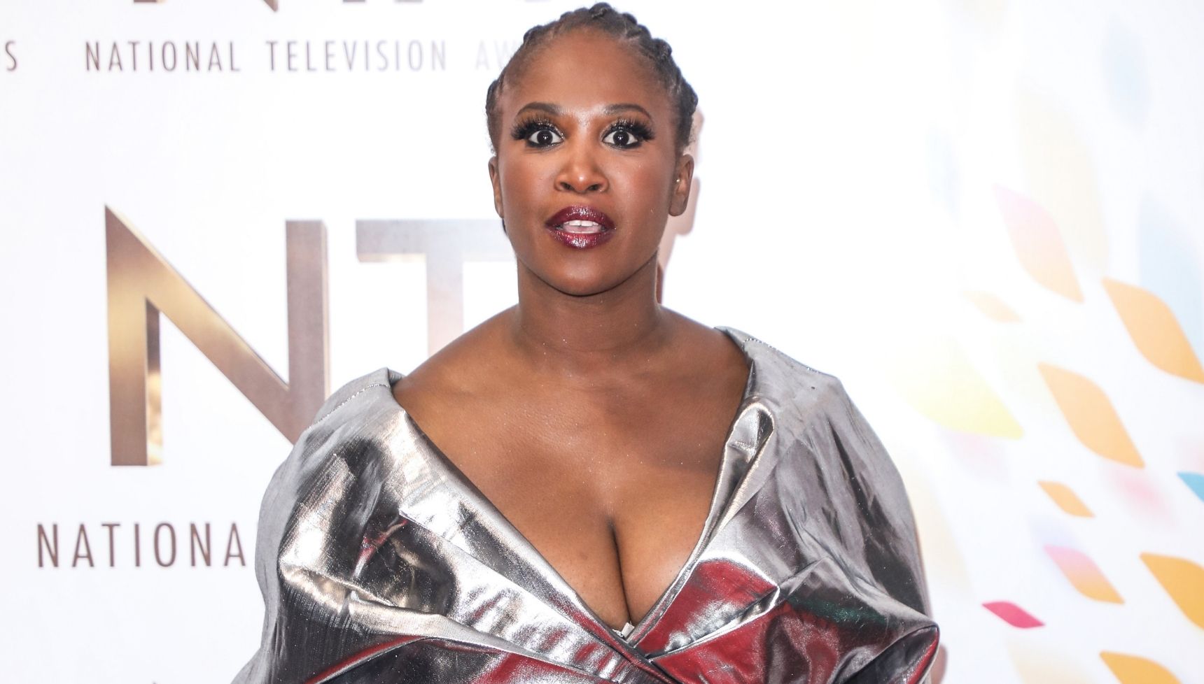 Motsi Mabuse in a silver dress