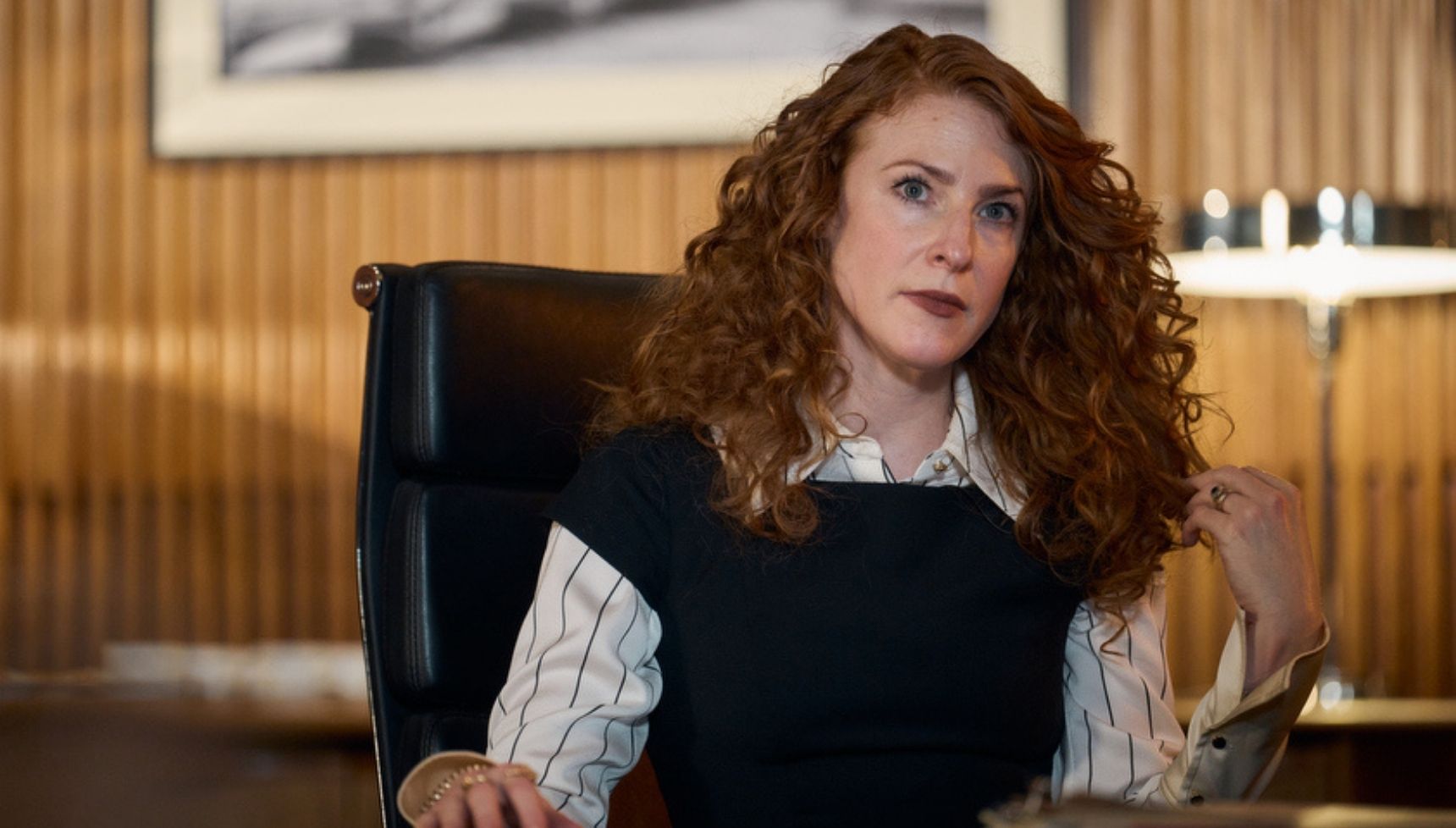 Rosalie Craig as Rebekah Brooks in The Hack