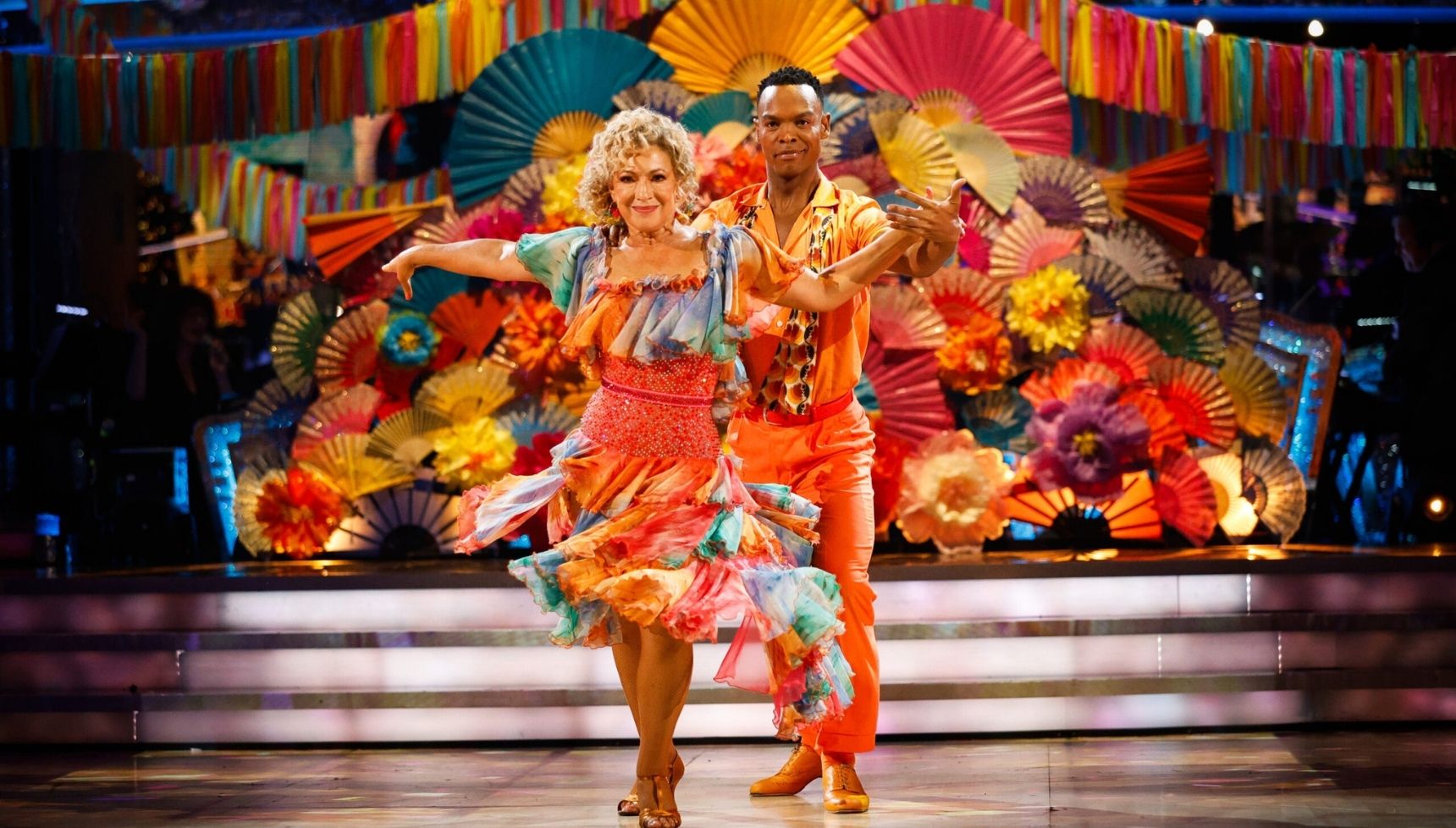Alex and Johannes dancing a samba