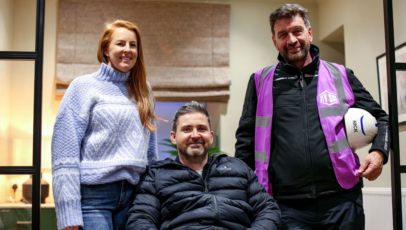 Nick Knowles on DIY SOS with Dan Richards