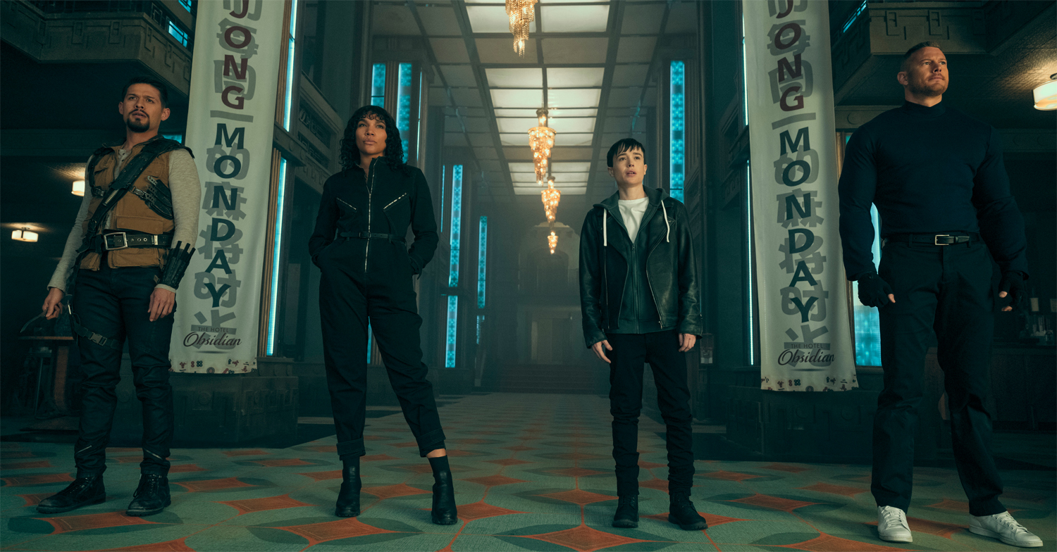 David Castañeda as Diego, Emmy Raver-Lampman as Allison, Elliot Page as Viktor and Tom Hopper as Luther