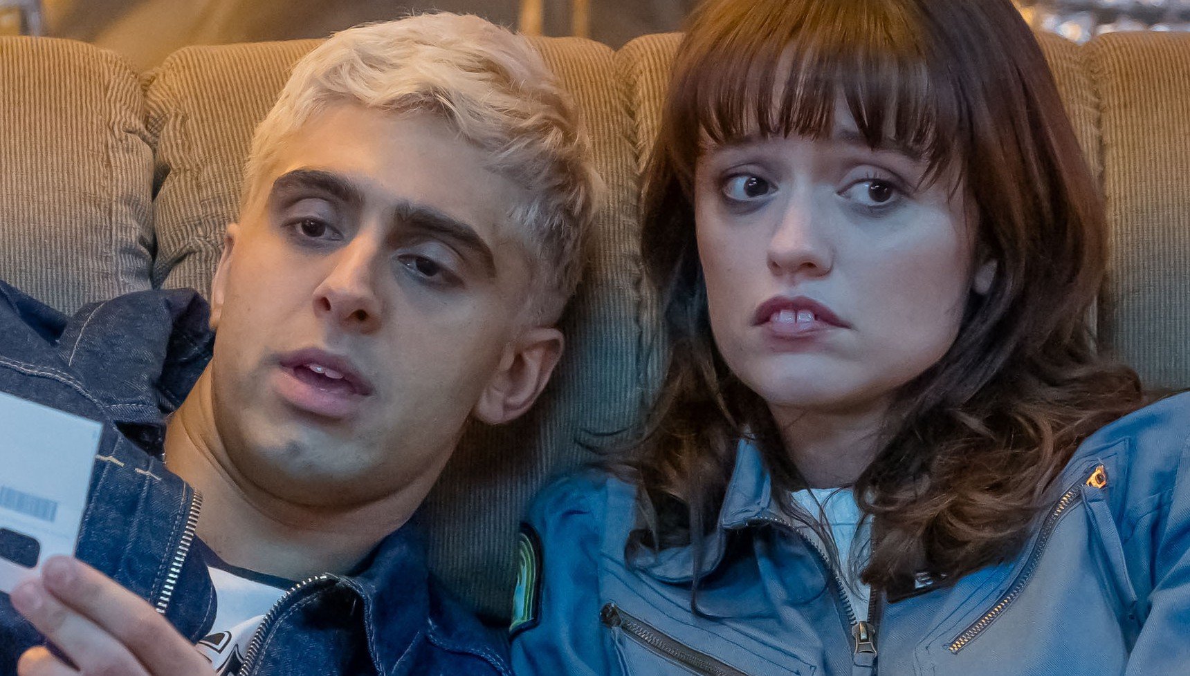 Arian Nik as Kam, with AIMEE LOU WOOD as Evie in Film Club
