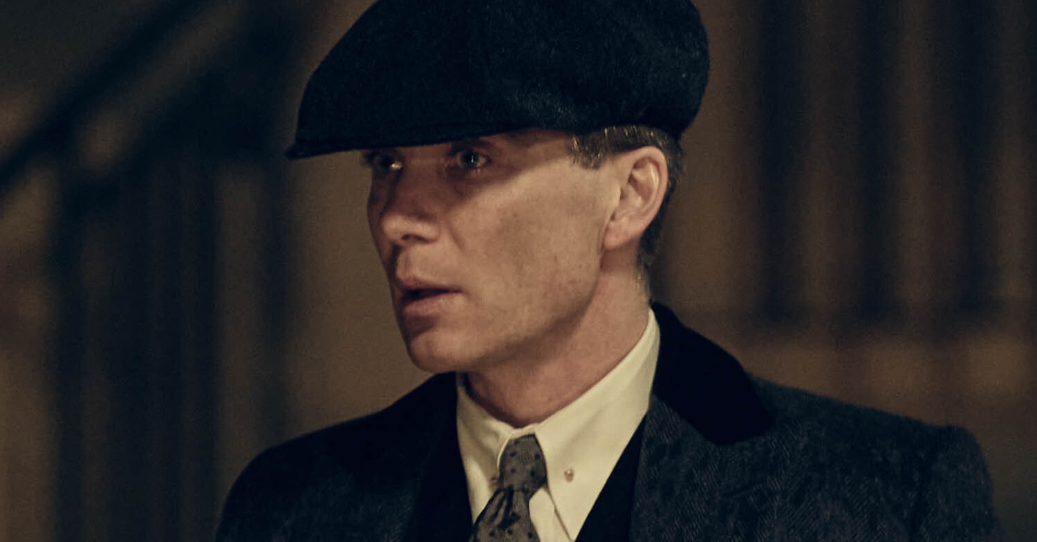 Thomas Shelby in Peaky Blinders dark alley