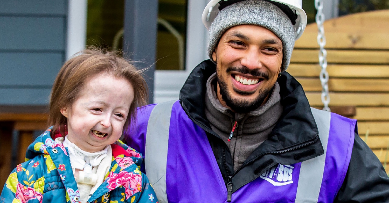 DIY SOS eight-year-old Isla 
