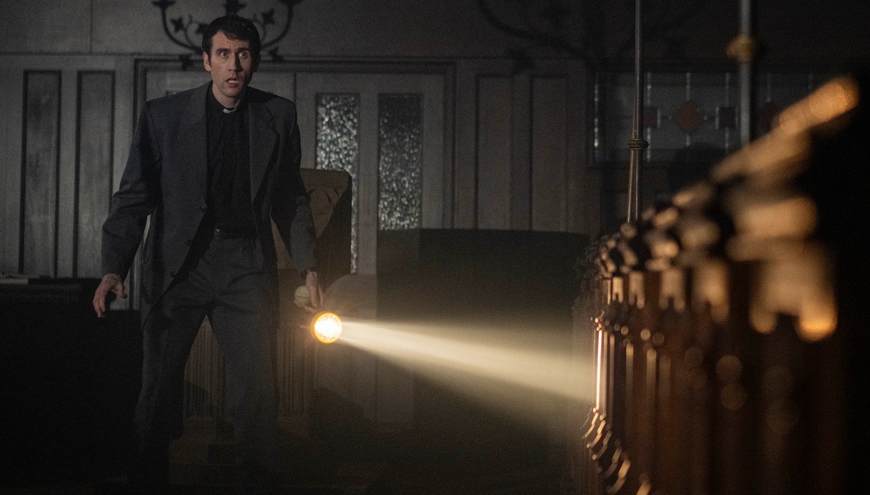 Matthew Lewis as Canon Daniel Clement in Murder Before Evensong