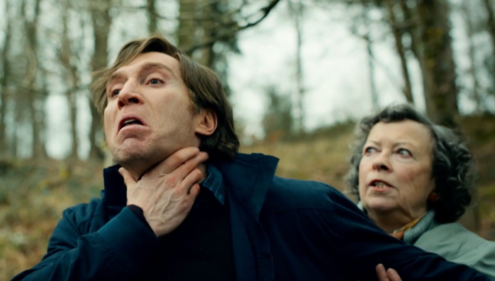 Kath killing Ned in Murder Before Evensong