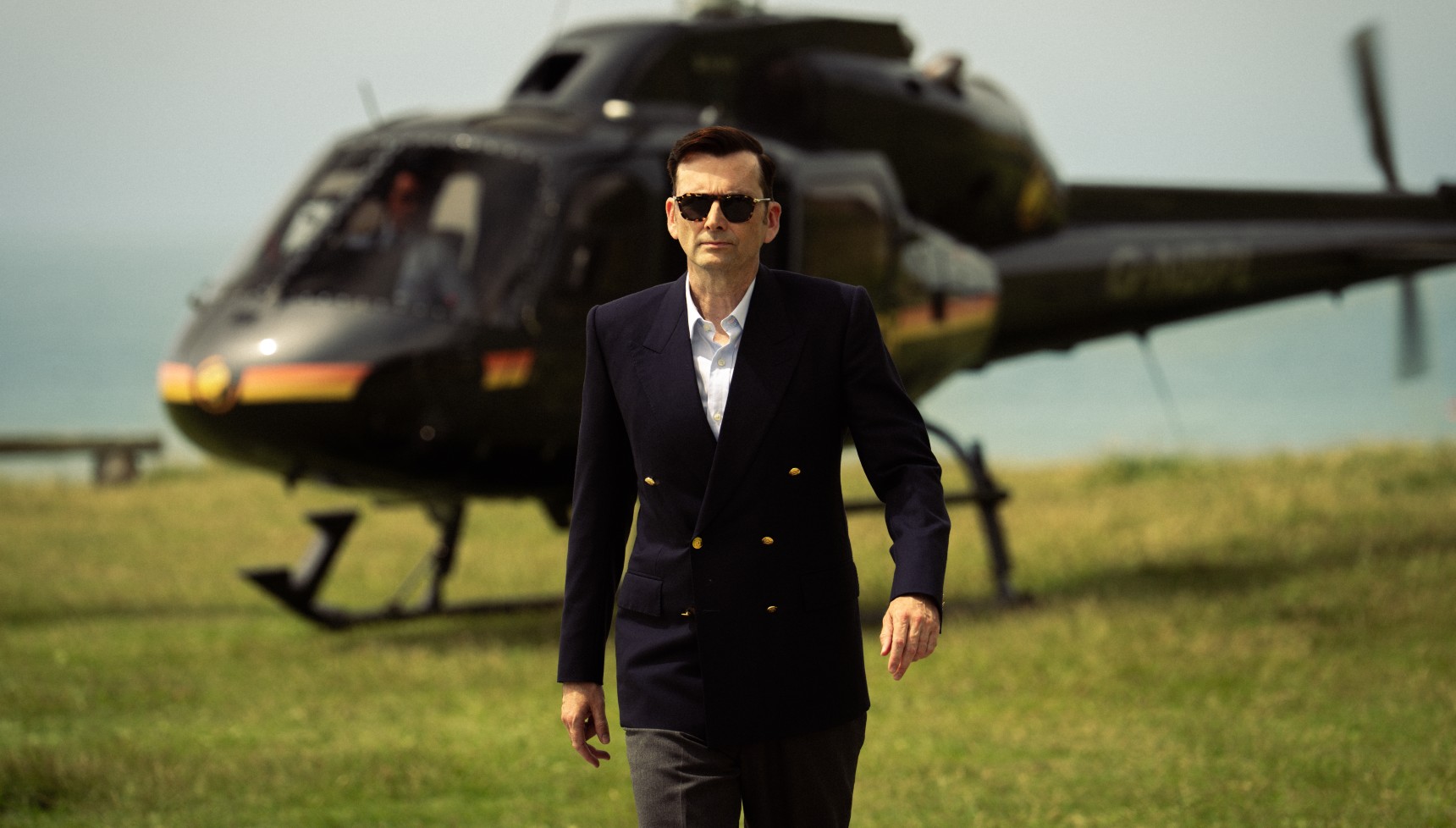 David Tennant returns as Lord Tony Baddingham in Rivals series 2 (Credit: Disney+)