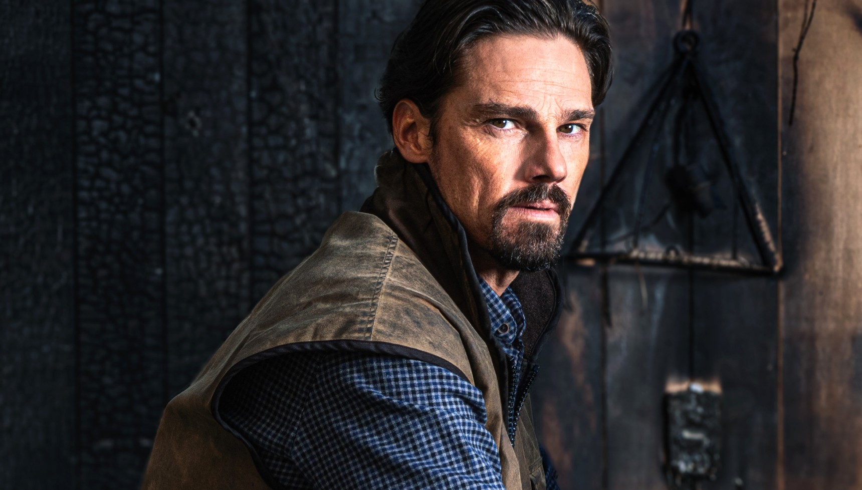 Jay Ryan stars as Ewan Carmichael in the cast of The Ridge on BBC Two