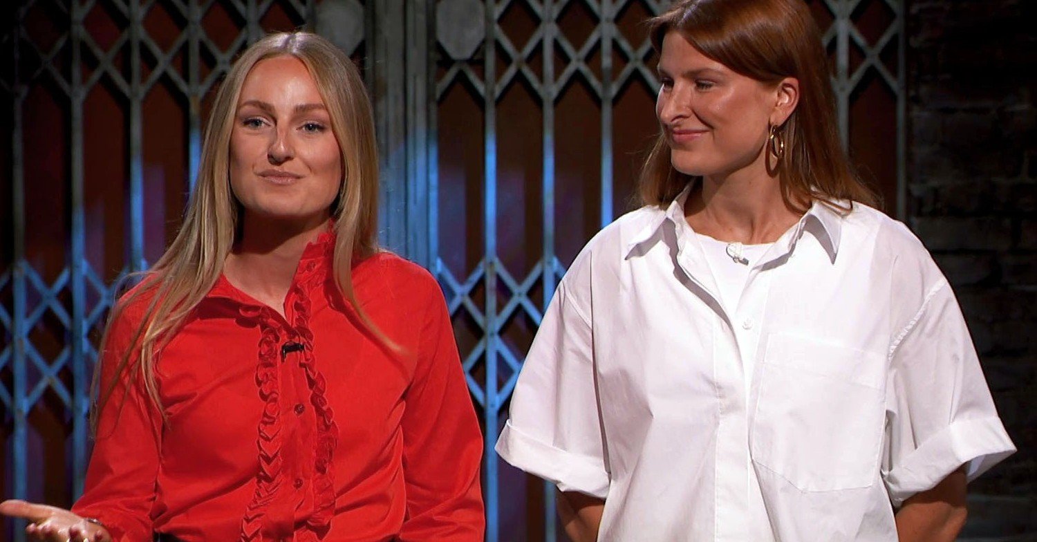 Sisters Lydia and Amelia Miller appear on Dragons' Den