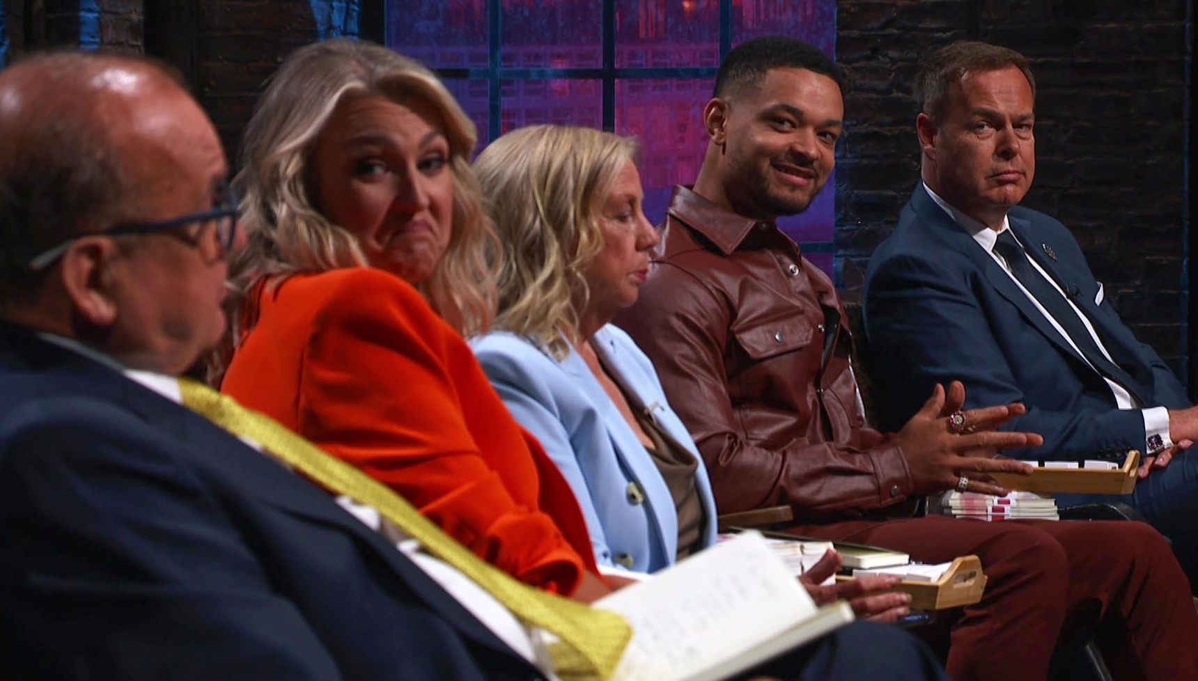 The cast of Dragons' Den