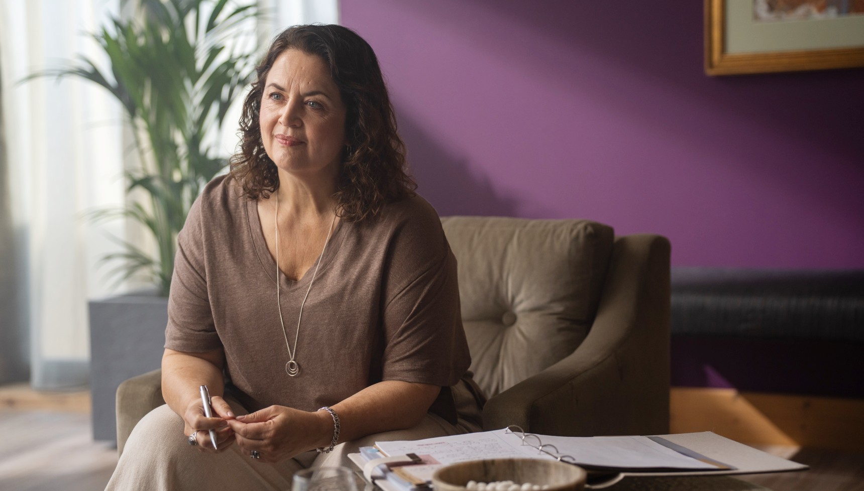 Ruth Jones as Mel in The Rapture