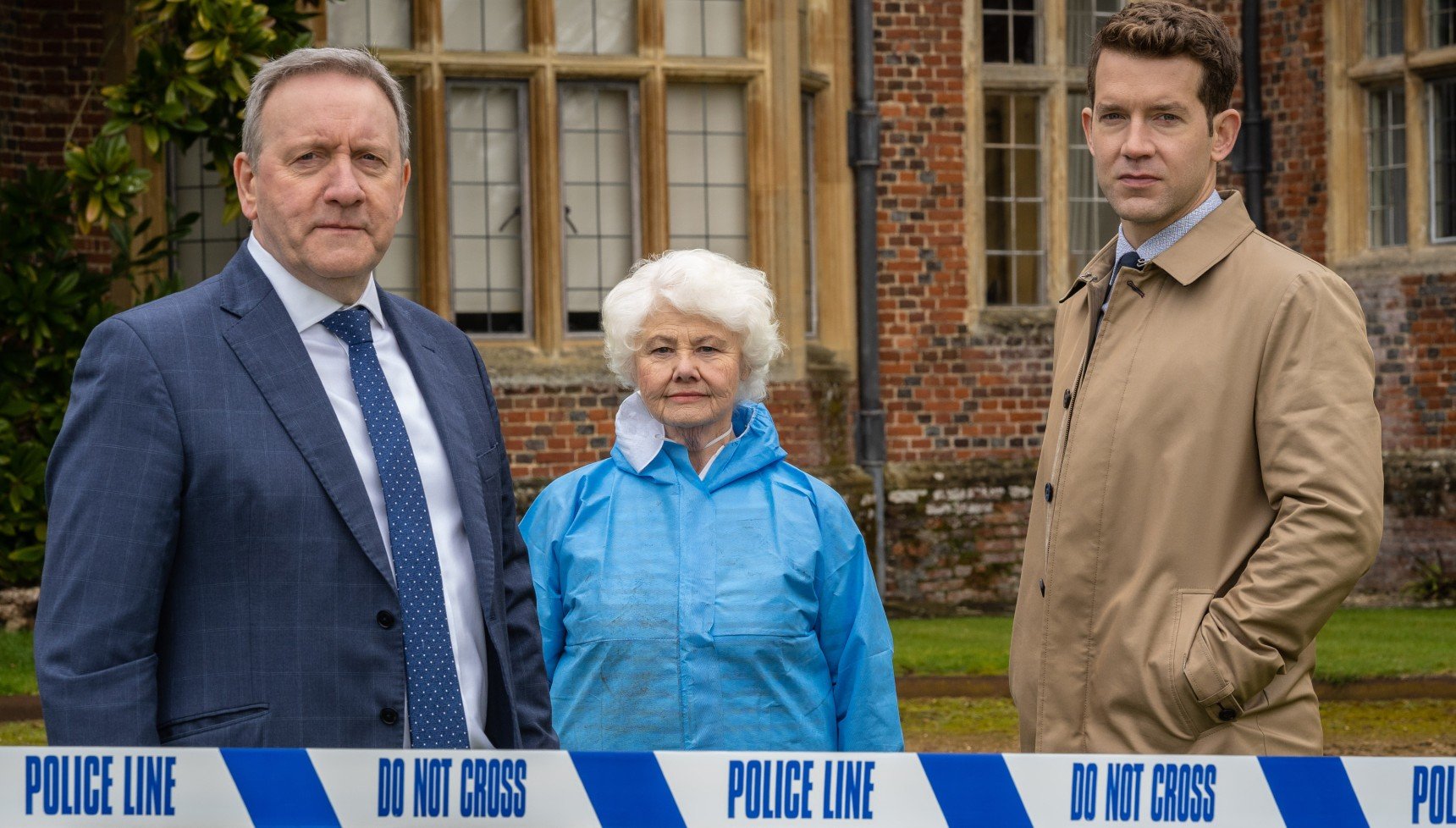 DCI John Barnaby, Fleur Perkins, and DS Jamie Winter in Midsomer Murders