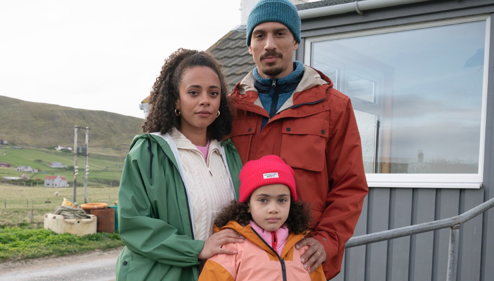 The Burnett family in Shetland series 10