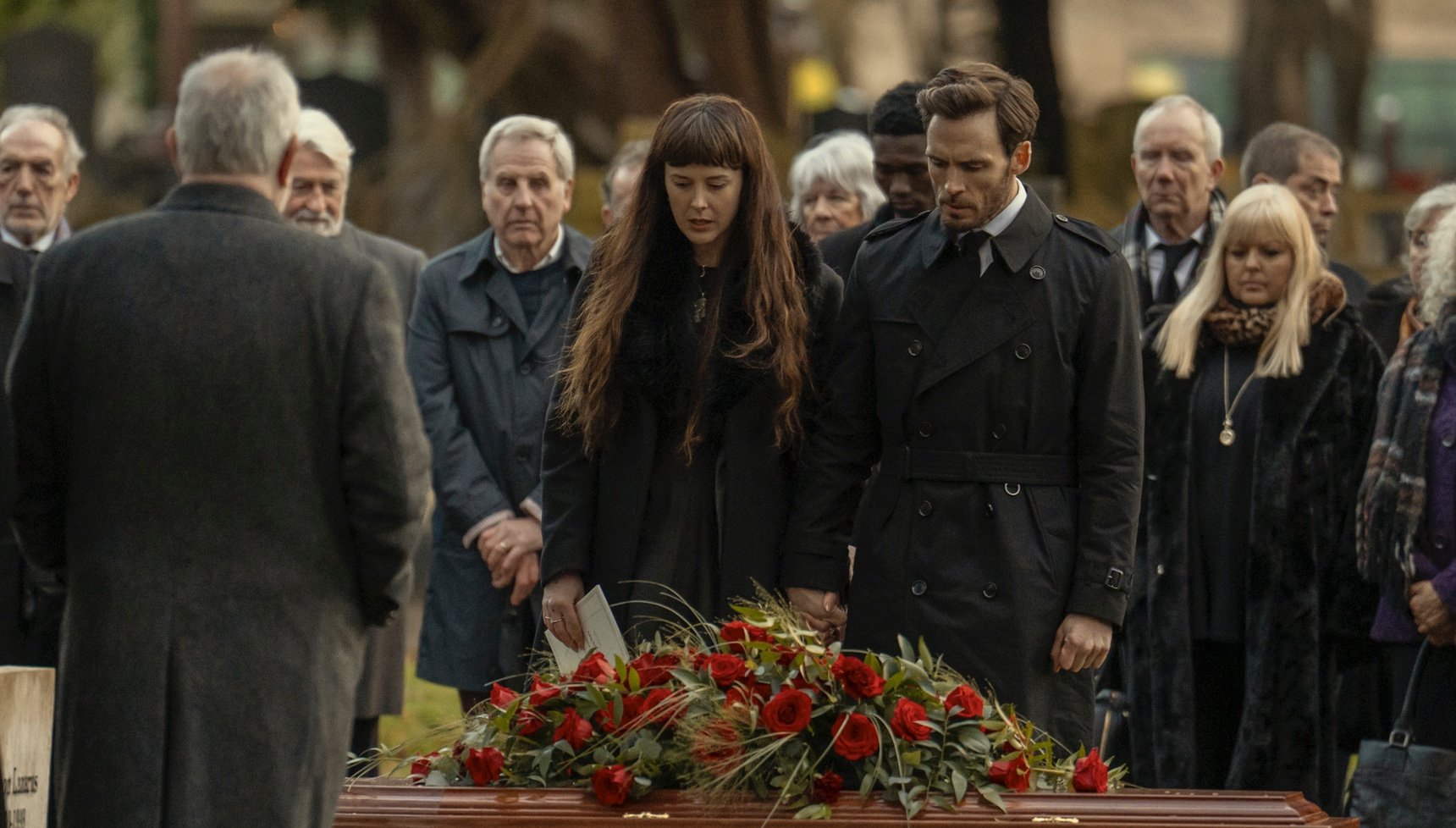 Lazarus funeral scene
