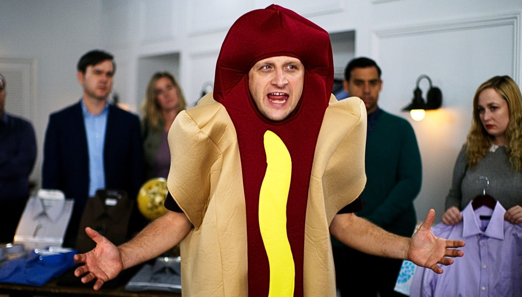 Tim Robinson in a hot dog costume in I Think You Should Leave