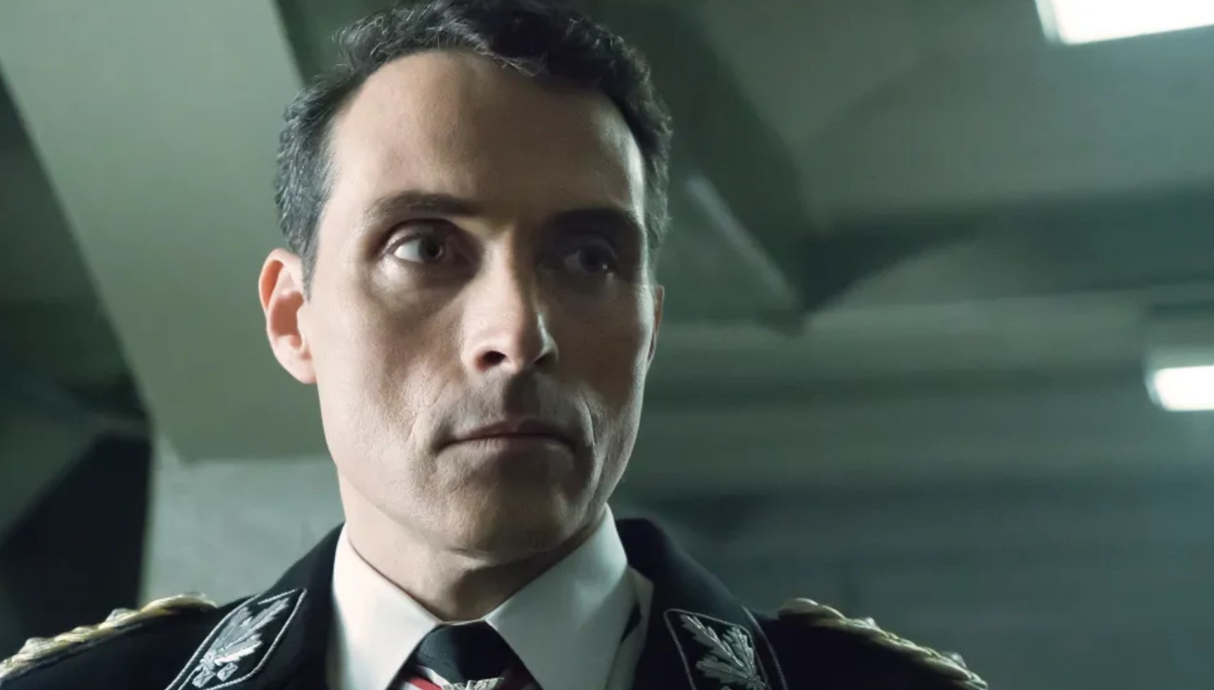 Rufus Sewell in military uniform in The Man in the High Castle