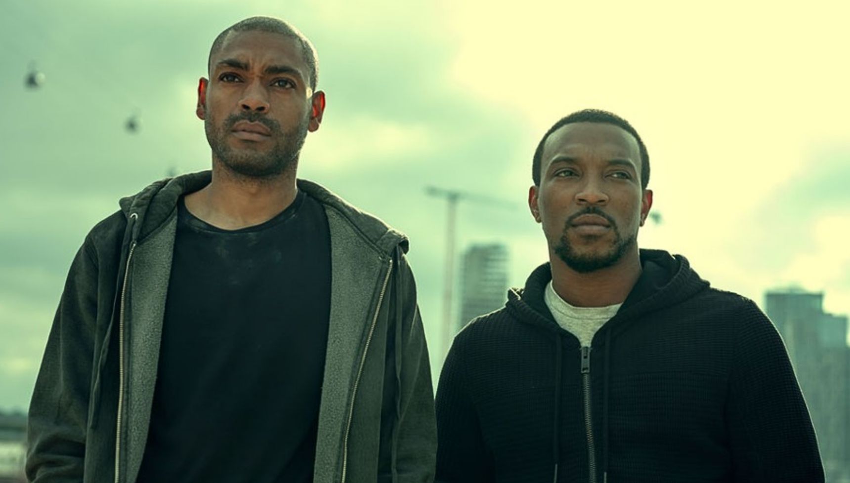 Kano and Ashley Walters standing next to each other in Top Boy