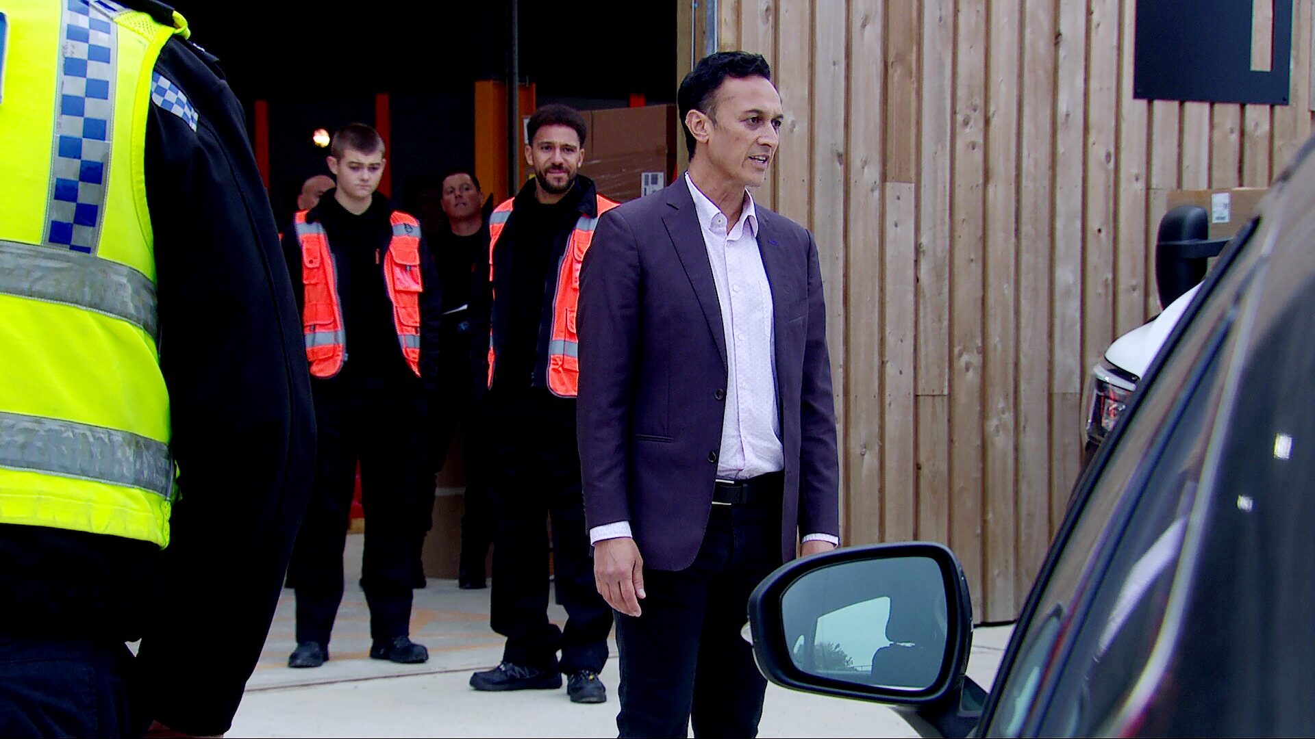 Jai is confronted by the police at the Depot