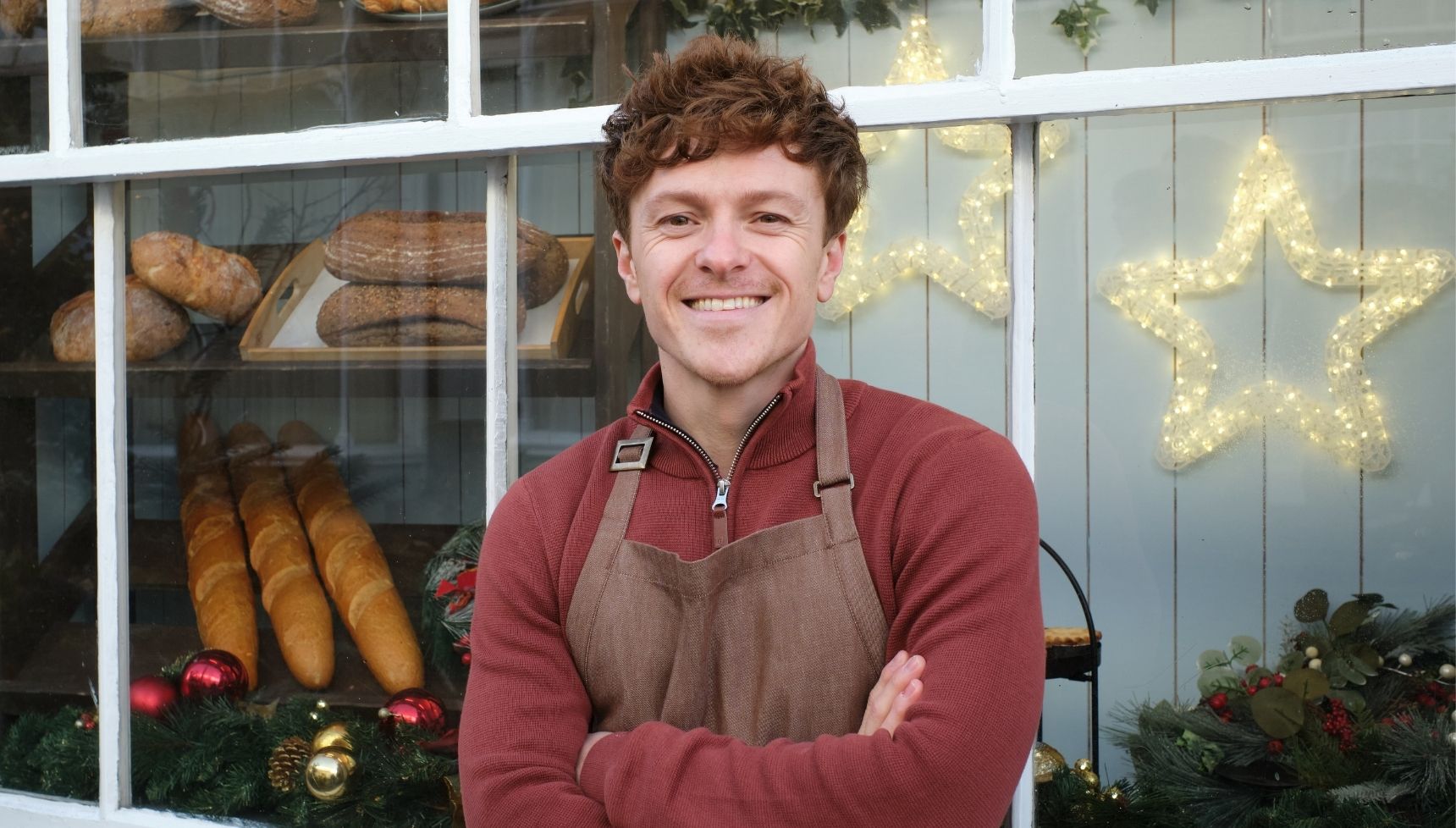 Jonny Weldon in the Beyond Paradise Christmas special 2025