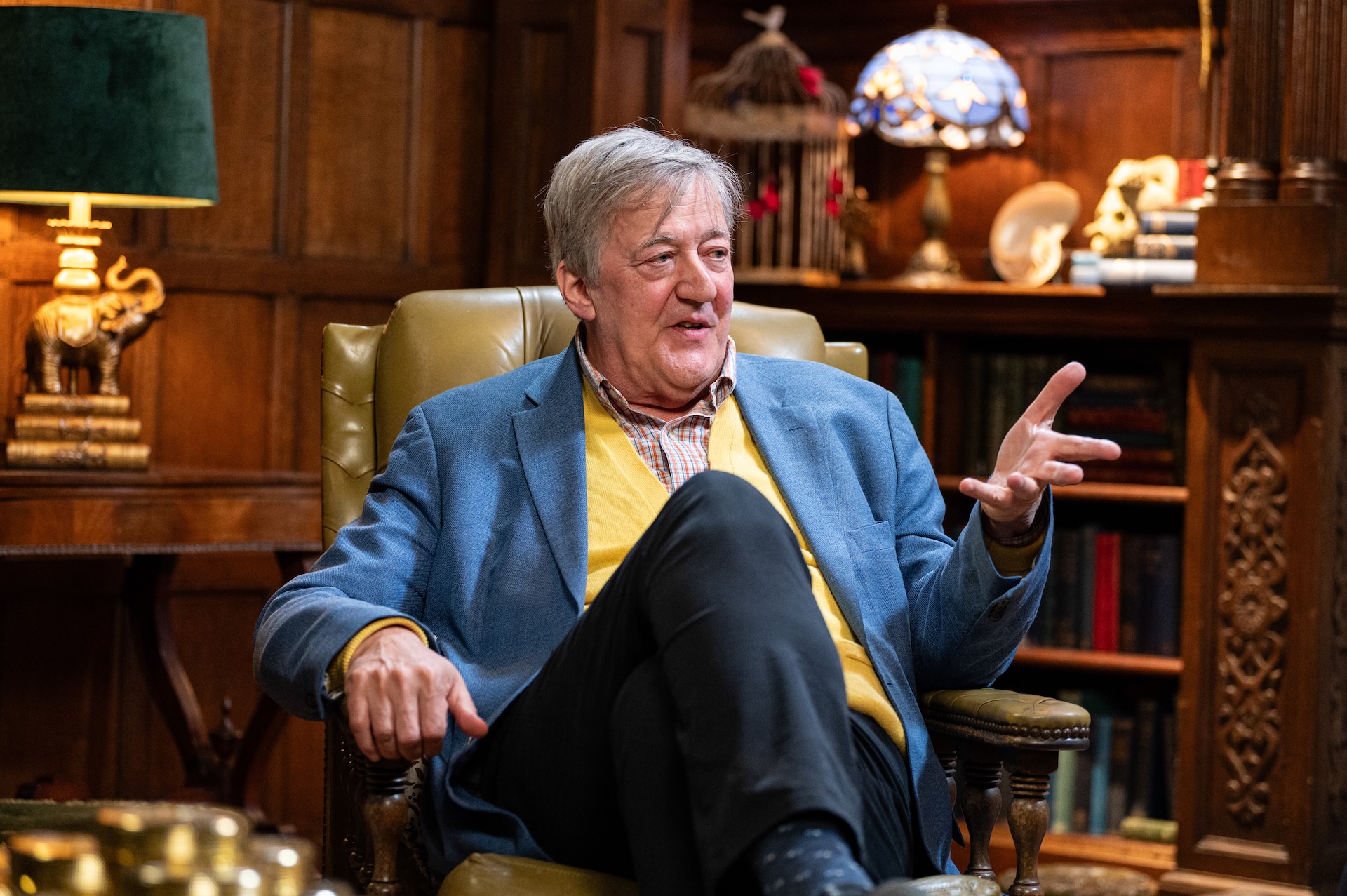 Stephen Fry on Celebrity Traitors