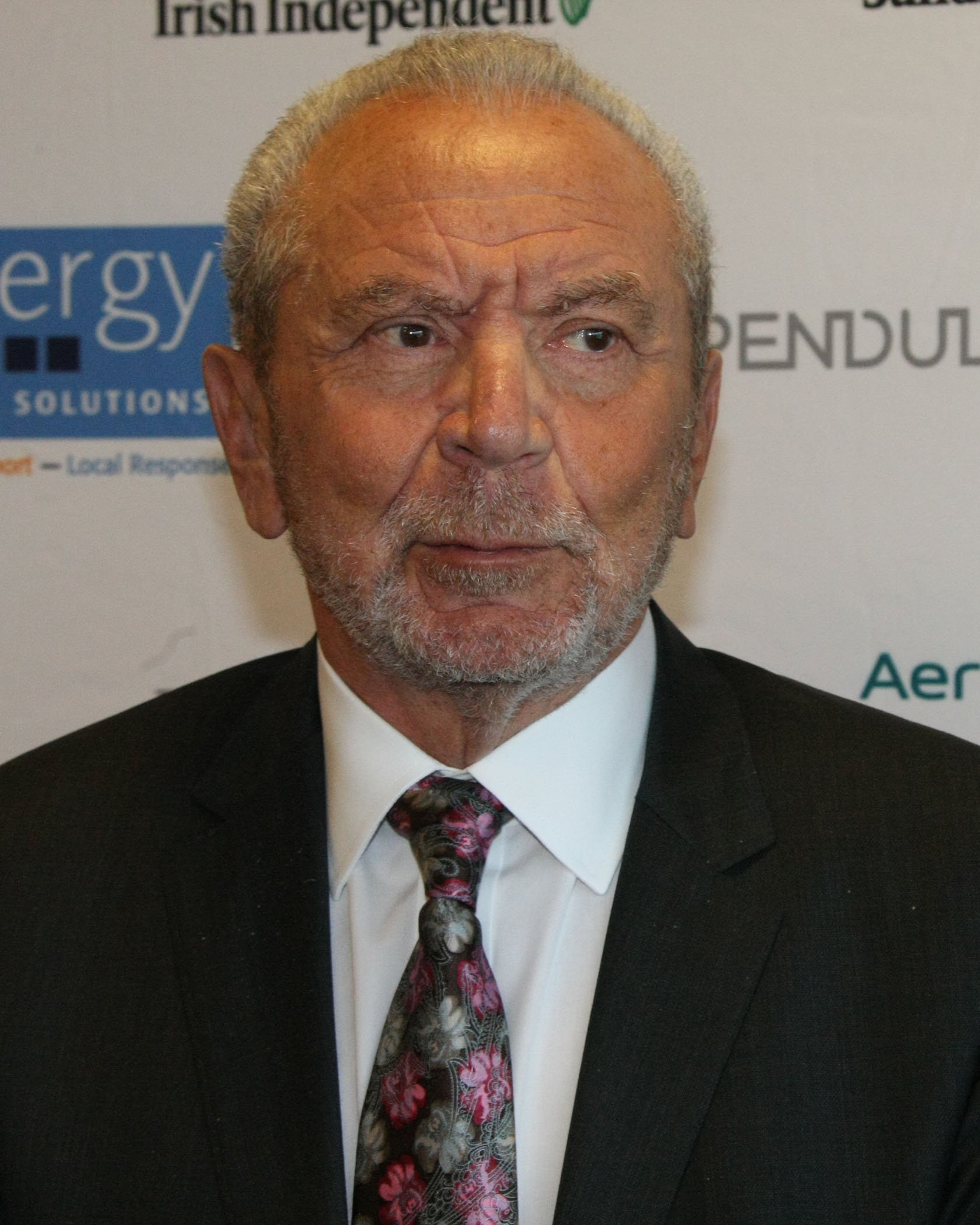 Alan Sugar looking in front