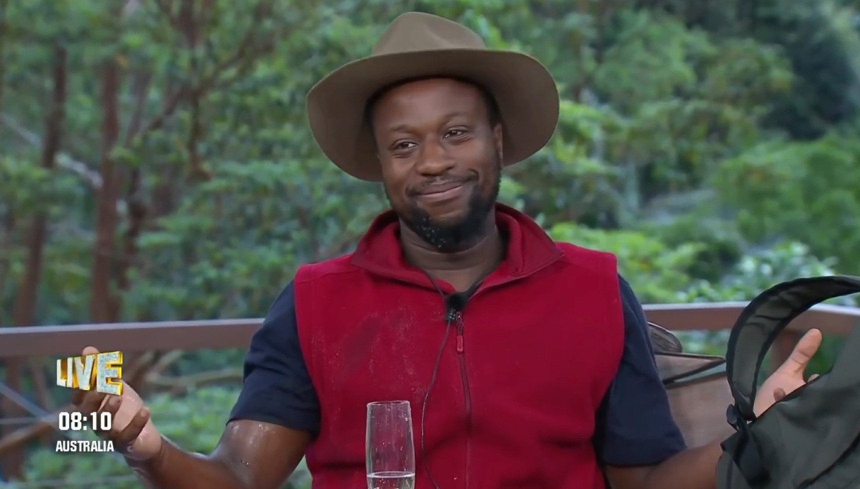 Babatunde Aleshe leaves the I'm a Celebrity jungle in 2022