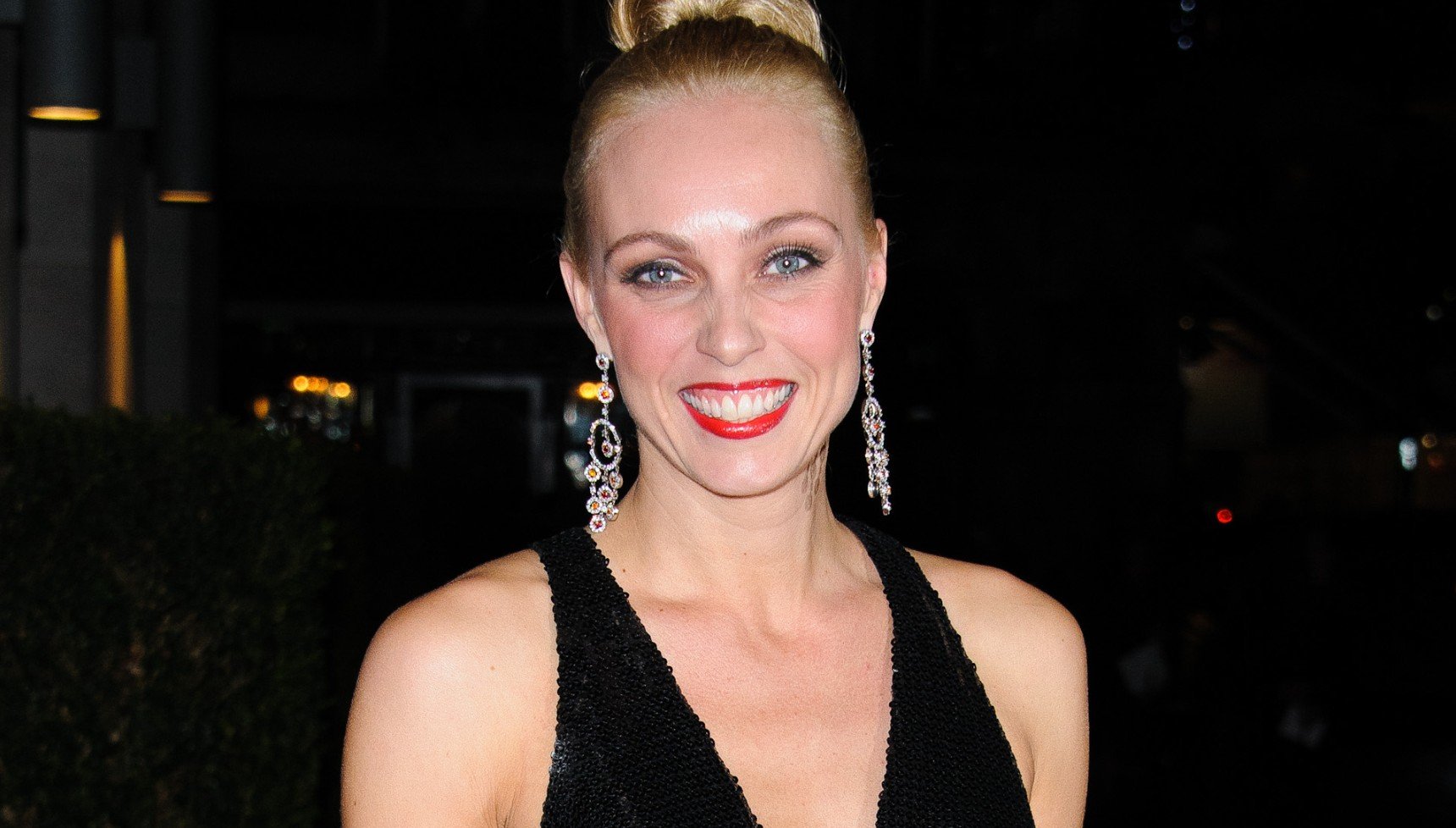 Camilla Dallerup smiles at the Daily Mail Inspirational Woman of The Year Awards 2012