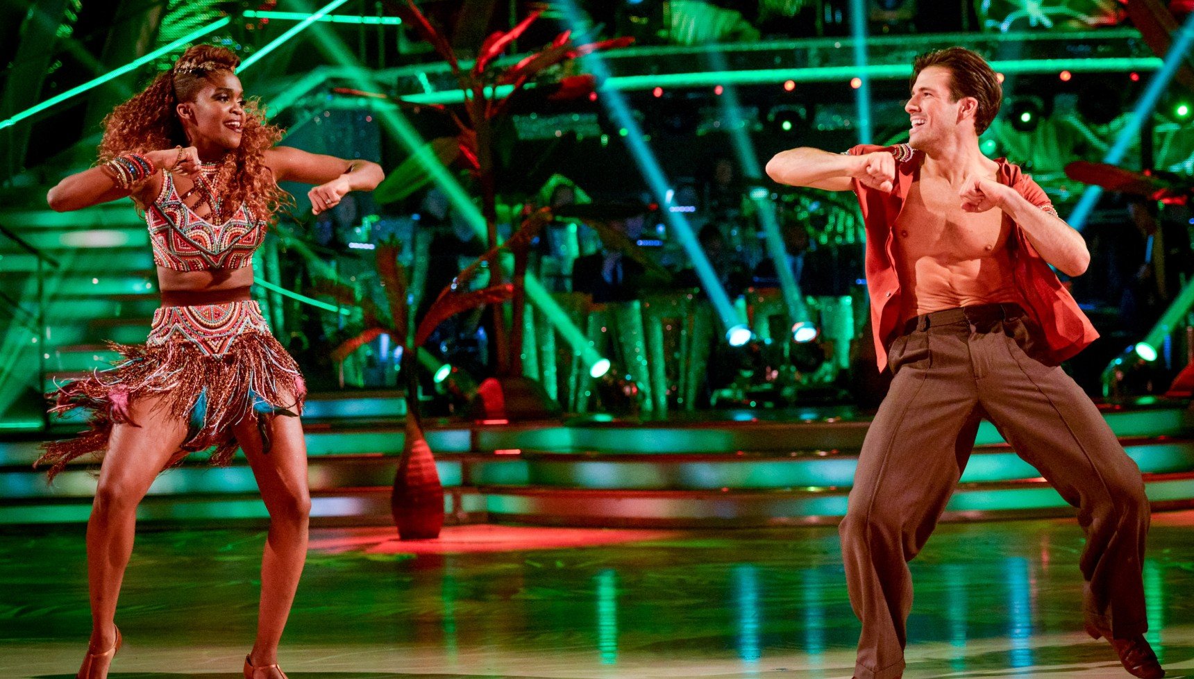 Oti Mabuse and Danny Mac performing in Strictly Come Dancing 2016