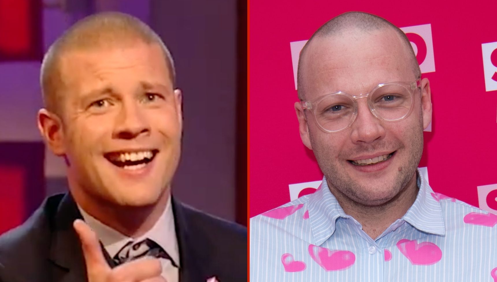Celebrity MasterChef star Ginger Johnson out of drag has been compared to Dermot O'Leary