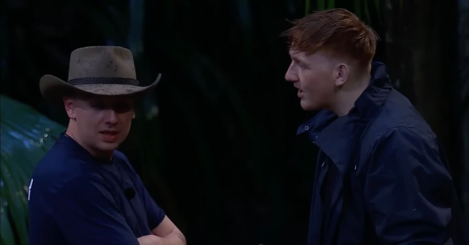 Aitch and Angry Ginge on I'm A Celebrity