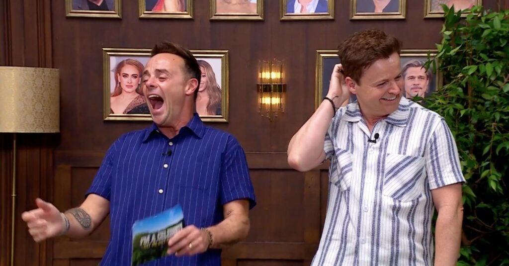 Ant and Dec on I'm A Celeb