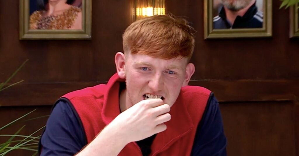 Angry Ginge on I'm A Celeb