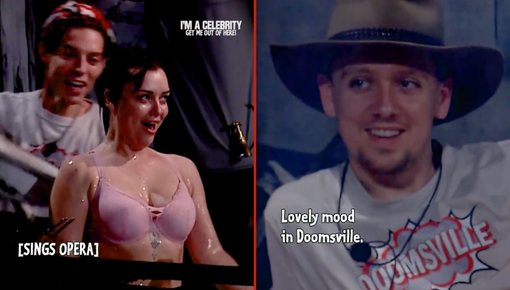 I'm A Celebrity fans convinced Aitch fixed the Rivals challenge as he swoons over Shona McGarty in a bikini