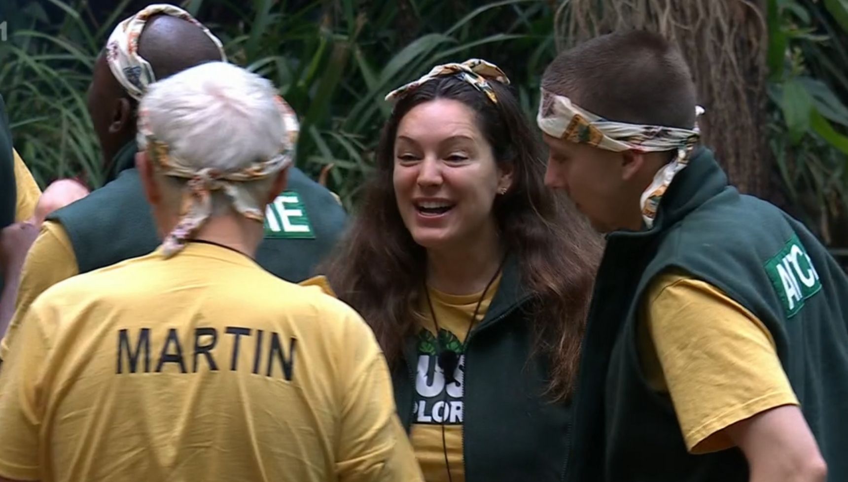 Kelly Brook speaking on I'm A Celebrity