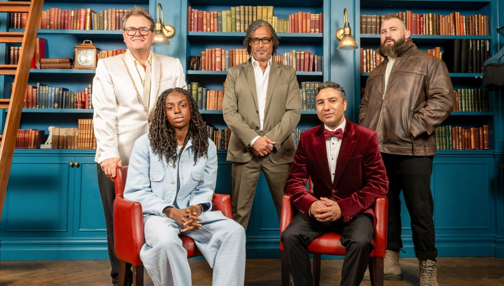 The final five in The Celebrity Traitors