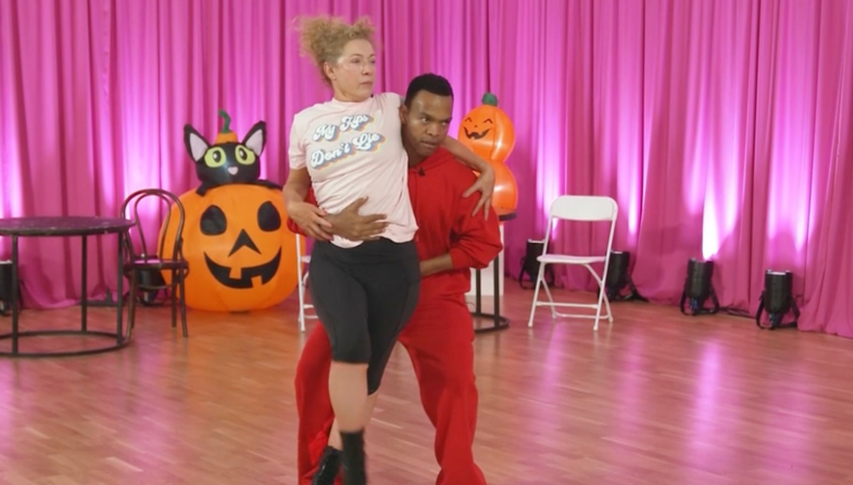 Alex Kingston in rehearsals