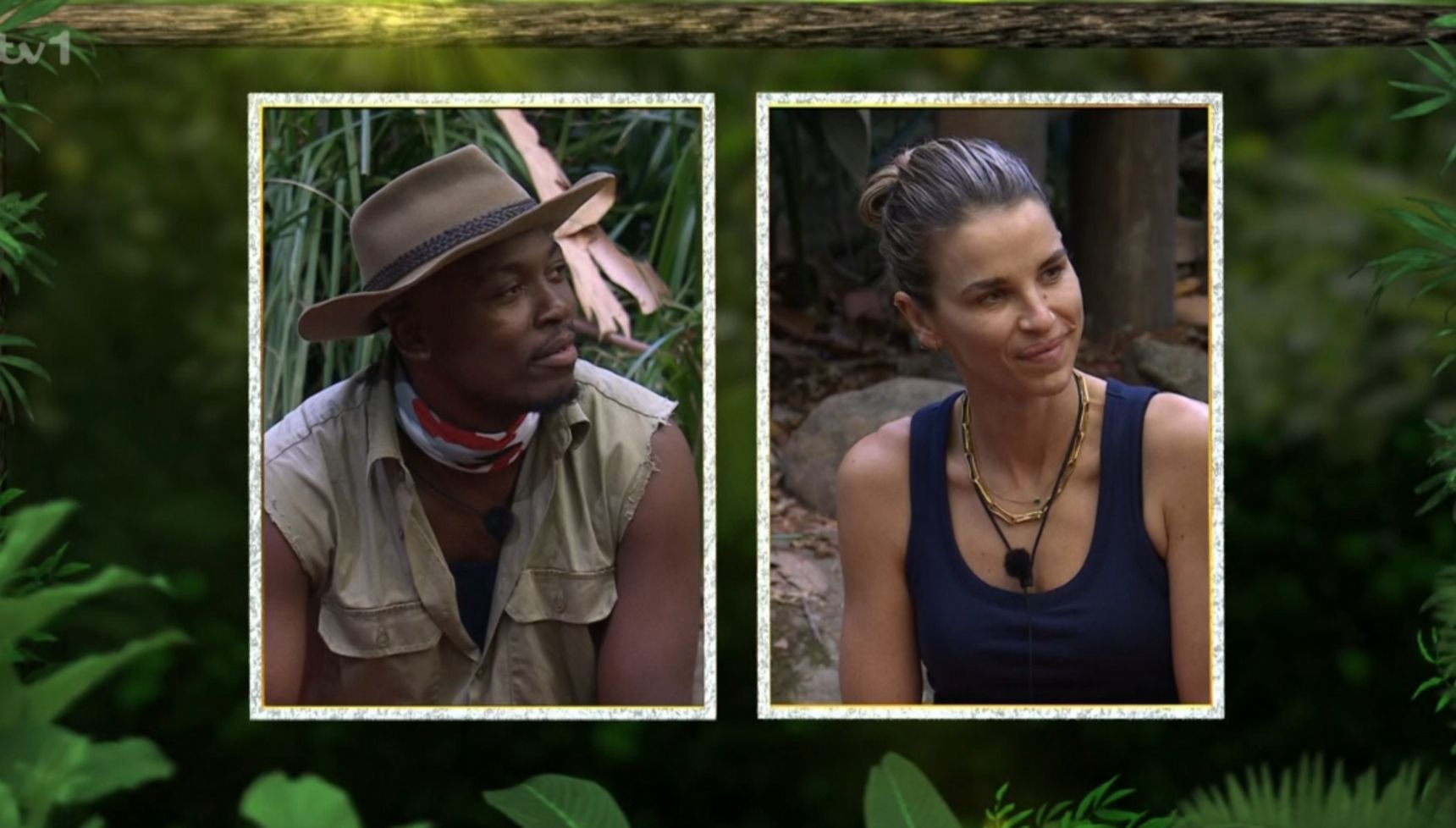 Eddie and Vogue on I'm A Celebrity