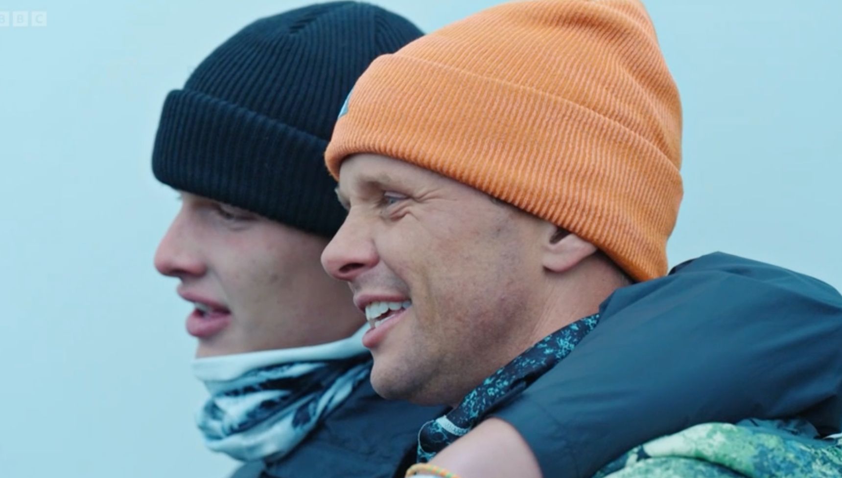 Jeff and Freddy Brazier in hats