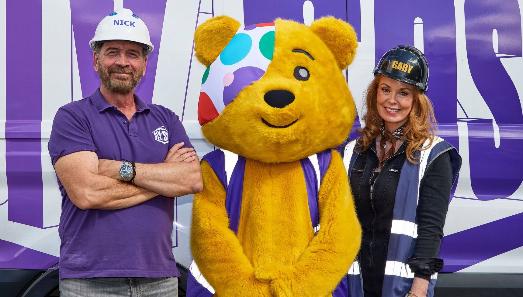 DIY SOS: Nick Knowles helps The Joshua Tree as Gaby Blackman breaks down over death of her own son