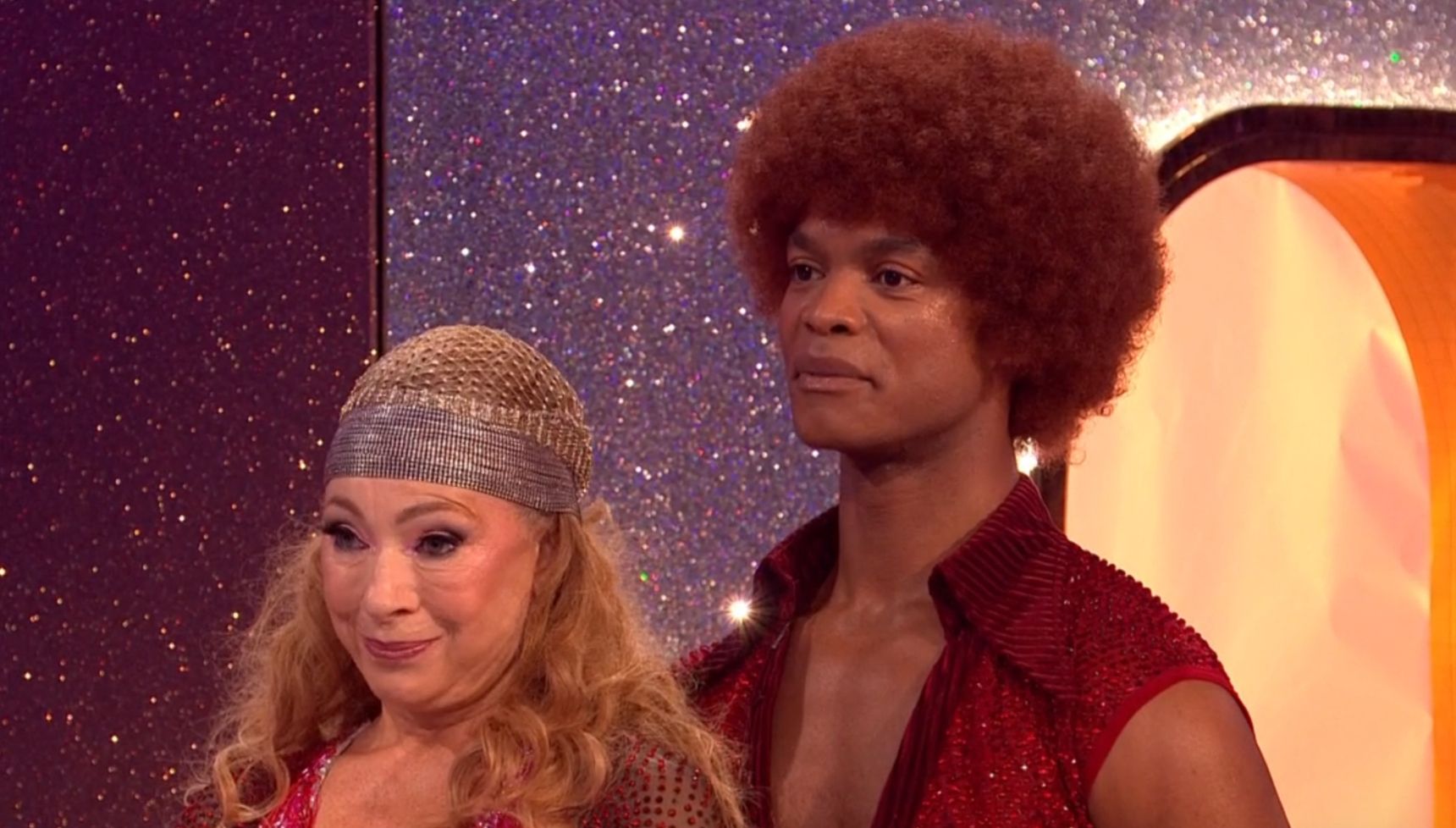 Alex Kingston and Johannes Radebe on Strictly