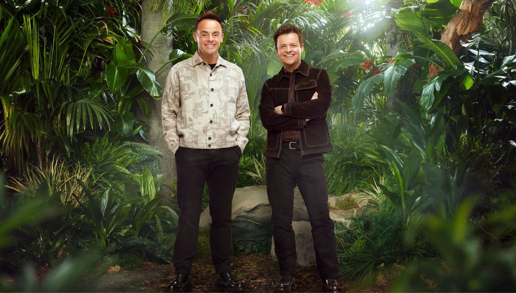 I'm a Celebrity presenters Ant McPartlin and Dec Donnelly stand next to each other
