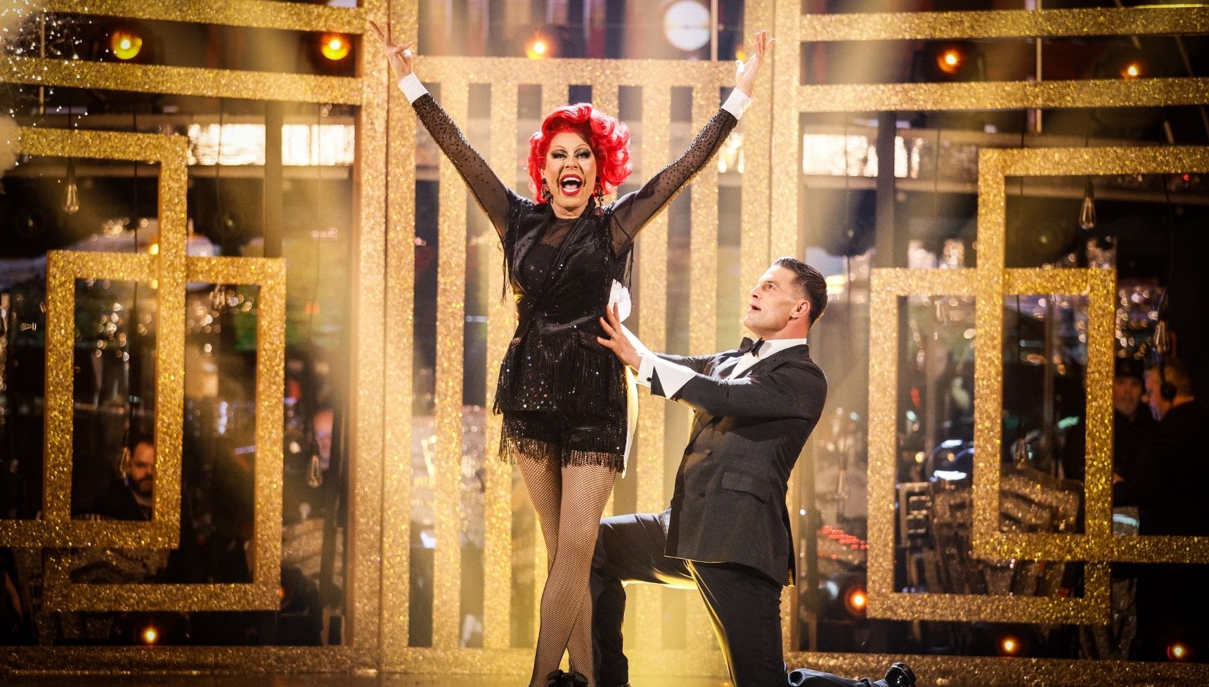 La Voix and Aljaz on Strictly