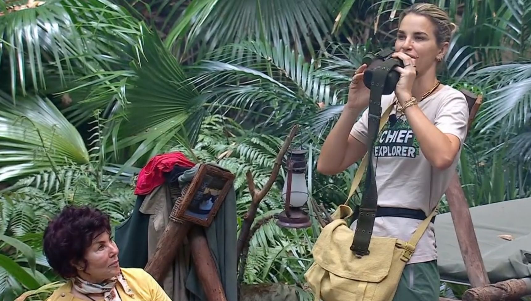 Ruby Wax and Vogue Williams on I'm A Celebrity 