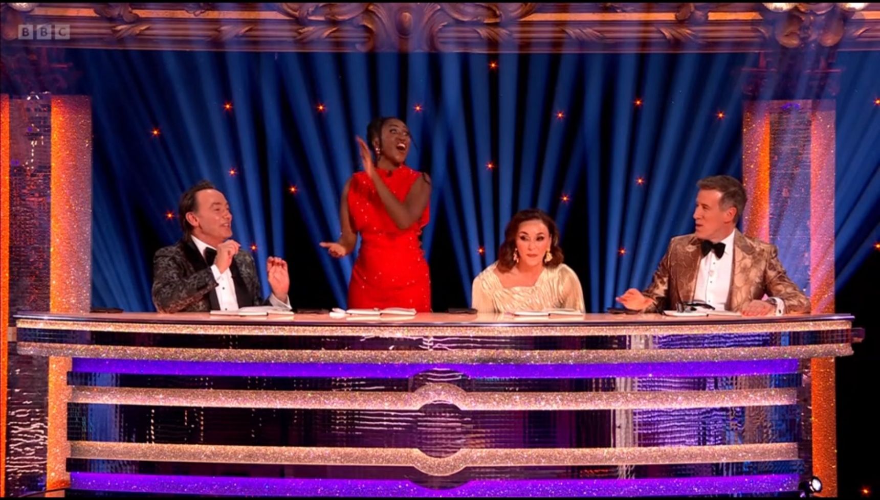 Craig Revel Horwood, Motsi Mabuse, Shirley Ballas, Anton Du Beke on Strictly