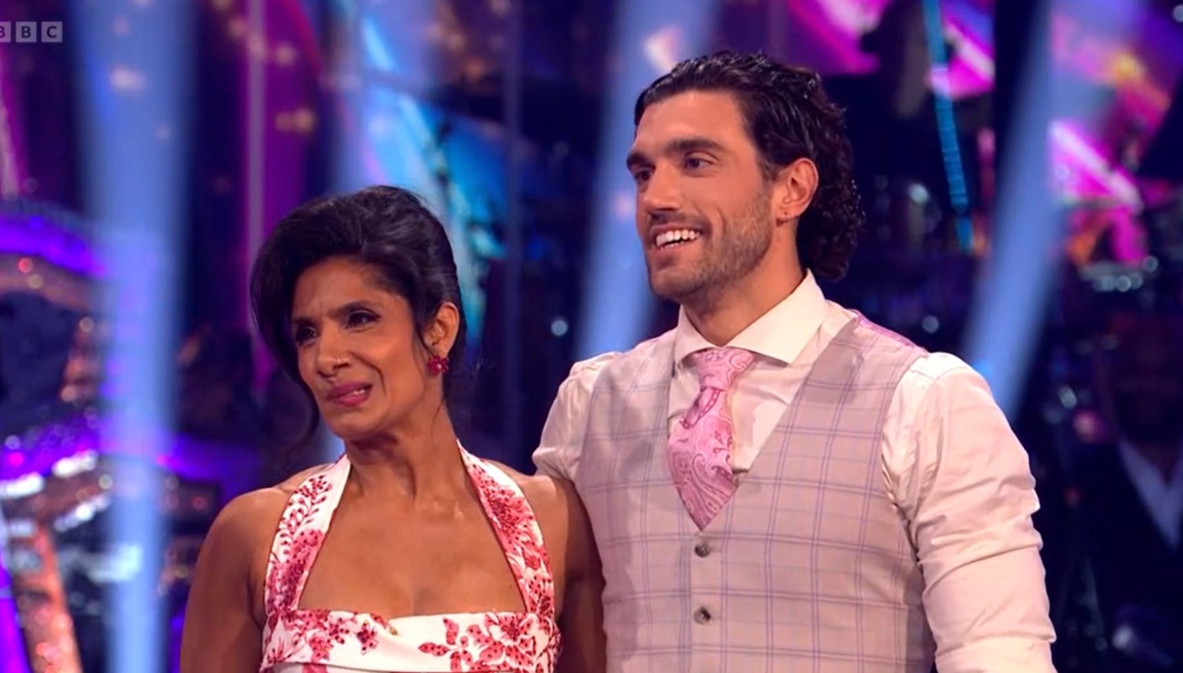 Balvinder Sopal and partner Julian on Strictly